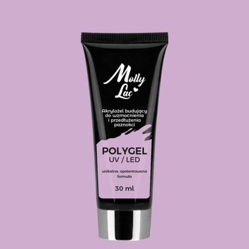 Mollylac ACRYL GEL строительный НАБОР ПОЛИ-ГЕЛЕЙ 30мл