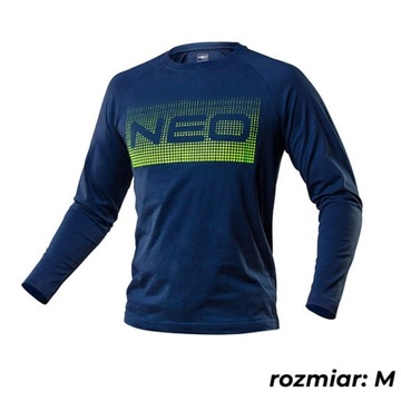 ФУТБОЛКА NEO Tools ПРЕМИУМ С ДЛИННЫМ РУКАВОМ, НЕО ПРИНТ, РАЗМЕР M