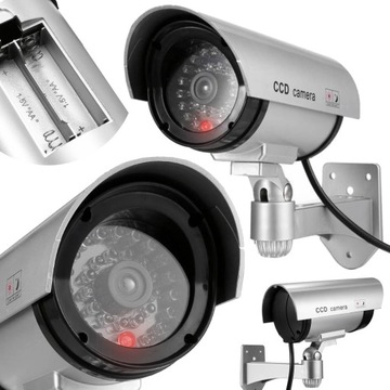 KAMERA ATRAPA IR LED KAMERY ZEWNĘTRZNA Z DIODĄ
