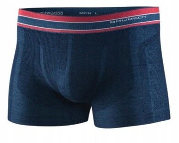Bokserki męskie ACTIVE WOOL BRUBECK BX10870 granat