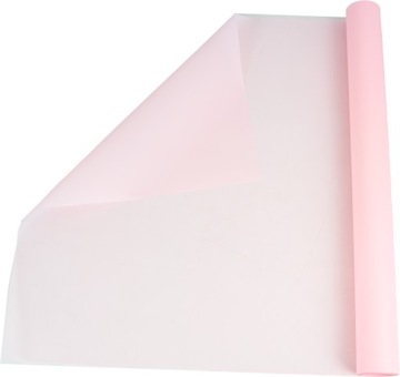 Folia florystyczna papier ozdobny do kwiatów folia Różowa 20m x 58cm