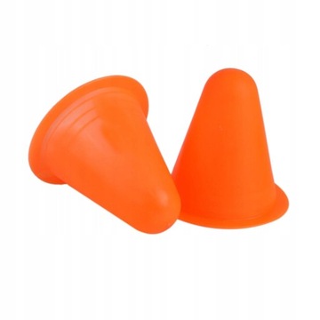 5 шт., прозрачные цветные конусы для слалома из ПВХ