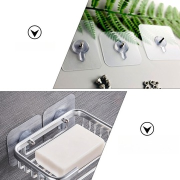 НАКЛЕЙКИ БЕЗ СЛЕДОВ НАКЛЕЙКИ ИЗ НЕРЖАВЕЮЩЕЙ СТАЛИ БЕЗ ГВОЗДЕЙ 30 ШТ.