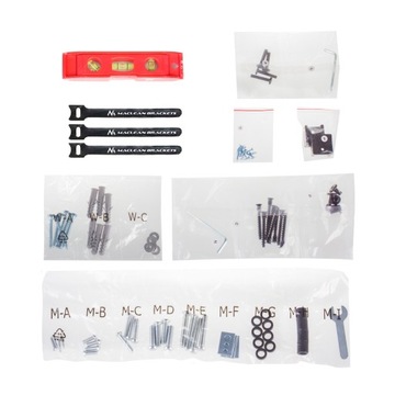 MACLEAN MC-423 Uchwyt regulowany naścienny do TV telewizora max 100' 80kg