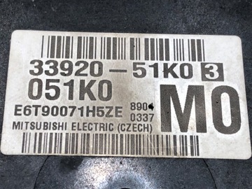 JEDNOTKA MOTORU OPEL AGILA 33920-51K0 1.0 65KM 08-14 ŘÍZENÍ MODUL