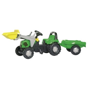 Traktor Rolly Toys Deutz-Fahr Kid z przyczepką