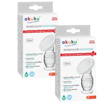 KOLEKTOR POKARMU ODCIĄGACZ MLEKA MAGICZNA BUTELKA x2 A0399 AKUKU