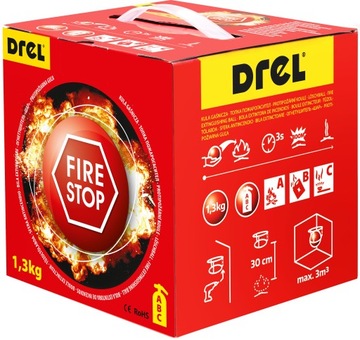 ШАРОВЫЙ ПОРОШОК ДЛЯ ОТУШЕНИЯ ОГНЕТУШИТЕЛЬ A B C АВТОМОБИЛЬ 2 КГ