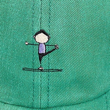 Czapka z nadrukiem kreskówkowym przeciwsłoneczna bawełniana damska czapka z daszkiem do uprawiania sportu