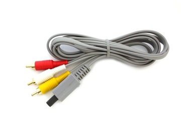 IRIS Kabel przewód TV composite AV 3 x RCA do konsoli Nintendo Wii
