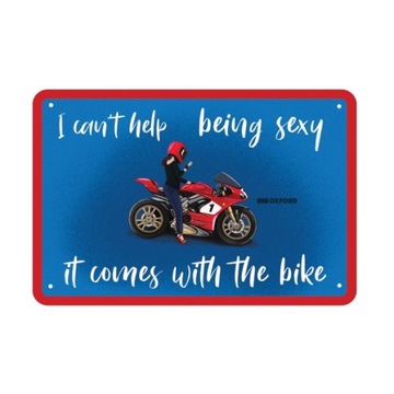 OXFORD It comes with the bike TABLICZKA WARSZTATOWA GADŻET 20x30cm OX368
