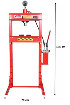 ГИДРАВЛИЧЕСКИЙ ПРЕСС 20 ТОНН ДВОЙНОЙ ПРИВОД 20Т Farys