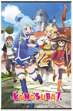 Konosuba Key Art - постер 61x91,5 см
