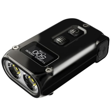 Latarka Nitecore TINI2 SS Black - 500 lumenów