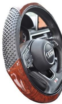 ТЕКСТИЛЬНЫЙ ЧЕХОЛ РУЛЯ (М) 37-39 кожа кожа дерево