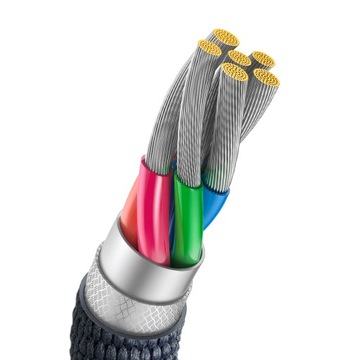 USB-КАБЕЛЬ РАСШИРЕННОЙ БАЗЫ USB-C, 100 Вт, 6 А, 1,2 м, QC, БЫСТРАЯ ЗАРЯДКА