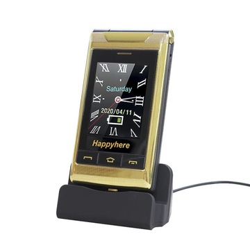 Мобильные телефоны-раскладушки Happyhere F7 с экраном 2,8 дюйма и разблокировкой сотового телефона