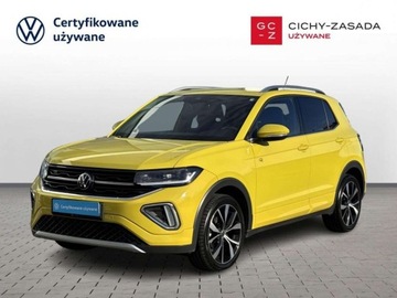 Volkswagen T-Cross SUV Facelifting 1.0 TSI 115KM 2024 Volkswagen T-Cross R-Line Virtual AppConnect Tempomat ACC Led Keyless