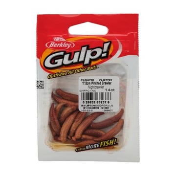 Berkley Gulp Pinched Crawler Nightcrawler 20mm 14szt