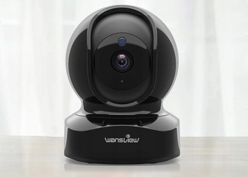 Wansview Q5 kamera IP bezprzewodowa kamerka wewnętrzna czarna 1080P 2,4 G