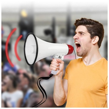 МЕГАФОН УСИЛИТЕЛЬ ГОЛОСА СИРЕНА USB BLUETOOTH AUX SD DNA MEGA 1