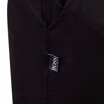 Spodnie męskie dresowe HUGO BOSS 100% BAWEŁNA czarne L