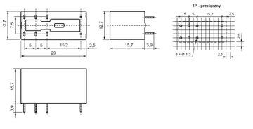 Реле механическое РМ85-2011-35-1024