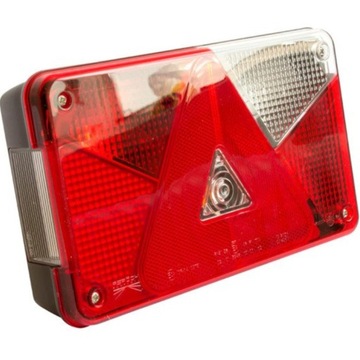 Lampa tylna do przyczepy naczepy ASPOCK Multipoint V 6 funkcji PRAWA