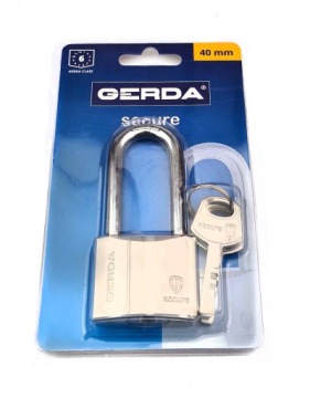 GERDA SECURE KSWW НАВЕСНОЙ ЗАМОК УСИЛЕННЫЙ ДЛИННАЯ ДУЖКА 40