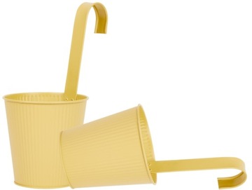 МЕТАЛЛИЧЕСКАЯ КРЫШКА ДЛЯ ЦВЕТОЧНОГО ВАЗА С КРЮЧКОМ-ВЕШАЛКА ЦВЕТА БАЛКОН 13 x 27 см