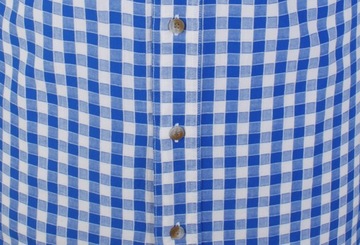 L-Bawełniana koszula męska dwie kieszenie