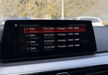 BMW Seria 5 G30-G31 Touring 520d 190KM 2018 BMW Seria 5 2.0D 190KM gwarancja FULL LED AUTOMAT 2.0 Diesel 190KM, zdjęcie 35