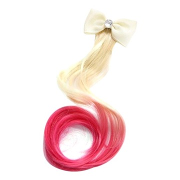 WŁOSY SYNTETYCZNE WARKOCZYKI DOCZEPIANE kolor B5