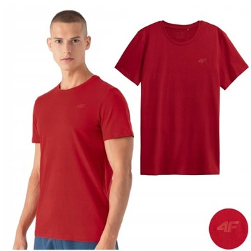 KOSZULKA MĘSKA 4F SPORTOWA T-SHIRT BAWEŁNA S