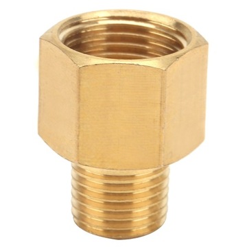 Латунный фитинг для манометра от 1/2 дюйма BSPT с наружной резьбой до 5/8 дюйма NPT YH
