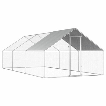 KLATKA ZEWNĘTRZNA DLA KURCZĄT 275X6X192 M STAL GAL