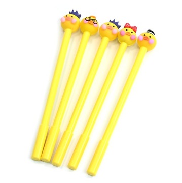 EMOTKI EMOJI ŻÓŁTY CIENKOPIS DLA DZIECI 5SZT