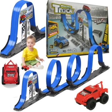 Magnetická Autodráha 445 CM, Autíčko , Auto, Narozeninový Dárek Pro Dítě
