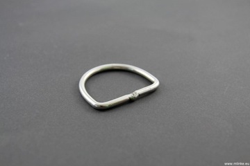 D-образное кольцо 5 мм прямое, высота 46 мм