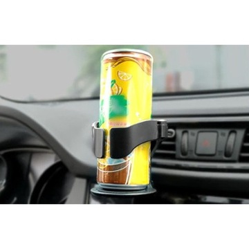 Автомобильный подстаканник для банки с напитком на решетке