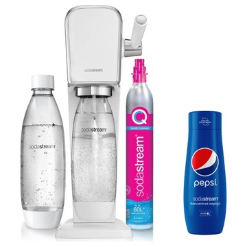 SODASTREAM Saturator syfon ART biały PEPSI