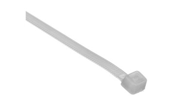 OPASKA ZACISKOWA KABLOWA do kabli TRYTYTKI biała mocna 4,8 x 250 mm 100 szt