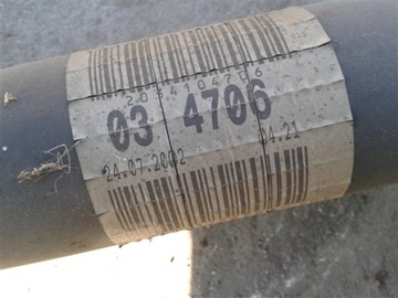 ПРИВОДНОЙ ВАЛ MERCEDES C CLASS W203 2034104706 COMBI