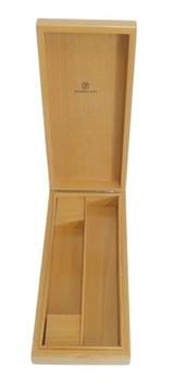 PUDEŁKO DREWNIANE SZKATUŁKA BOX POJEMNIK 2 KOMORY 28x12,7cm Pampaloni