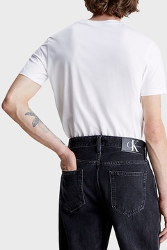 T-shirt męski bialy okrągły dekolt Calvin Klein Jeans rozmiar XXL