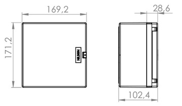 ЭЛЕКТРИЧЕСКАЯ КОРОБКА НАВЕРХНЕГО МОНТАЖА 1x4