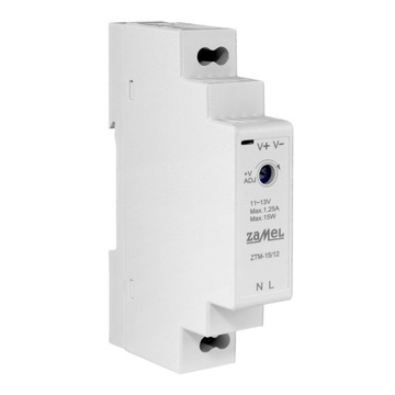 Импульсный блок питания на DIN-рейку ZTM-15/12 Exta Zamel