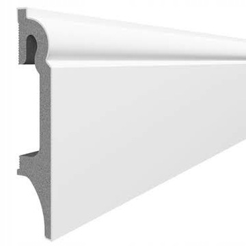 Listwa przypodłogowa ESPUMO ESP 301 VOX 80mm Biała