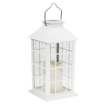 2x Садовая Лампа СОЛНЕЧНЫЙ СВЕТОДИОДНЫЙ ФОНАРЬ 27см БЕЛЫЙ