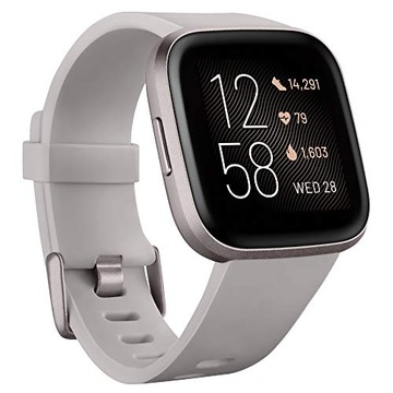 СПОРТИВНЫЕ ЧАСЫ SMARTWATCH FITBIT VERSA 2, СЕРЫЕ